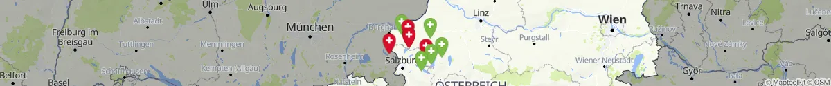 Map view for Pharmacies emergency services nearby Jeging (Braunau, Oberösterreich)
